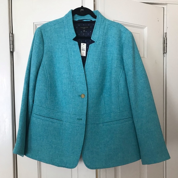 Women's blue wool blazer Clearance